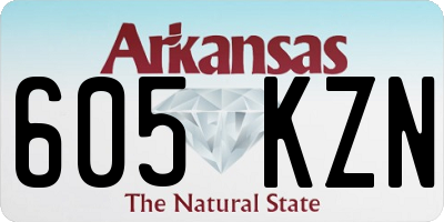 AR license plate 605KZN
