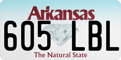 AR license plate 605LBL