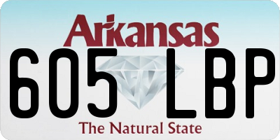 AR license plate 605LBP