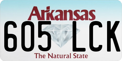 AR license plate 605LCK