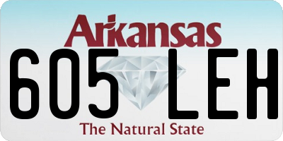 AR license plate 605LEH