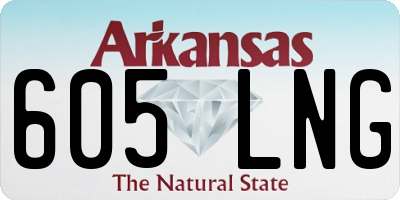 AR license plate 605LNG