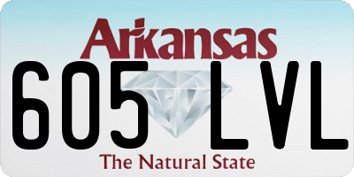 AR license plate 605LVL