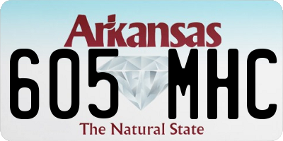 AR license plate 605MHC