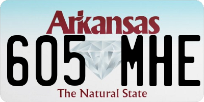AR license plate 605MHE