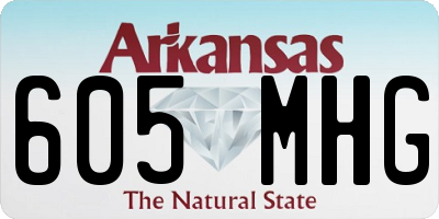 AR license plate 605MHG