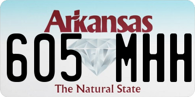 AR license plate 605MHH