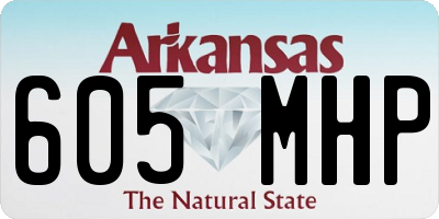 AR license plate 605MHP