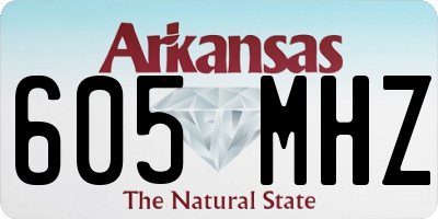 AR license plate 605MHZ