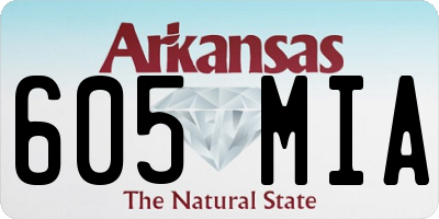 AR license plate 605MIA