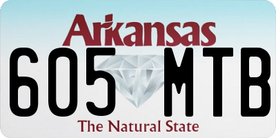 AR license plate 605MTB