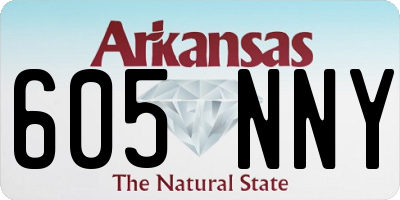 AR license plate 605NNY