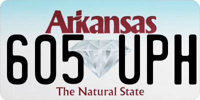 AR license plate 605UPH