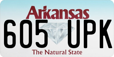 AR license plate 605UPK