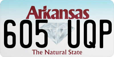 AR license plate 605UQP