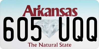AR license plate 605UQQ