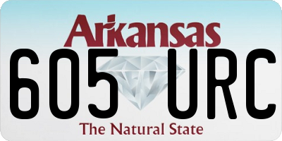 AR license plate 605URC