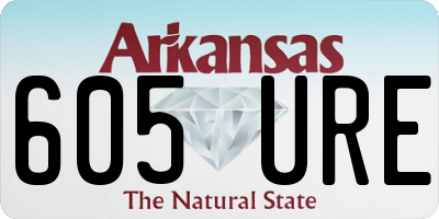 AR license plate 605URE