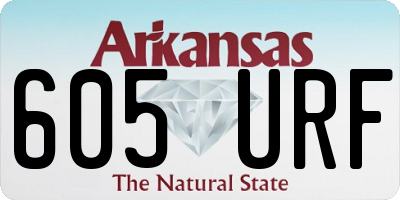 AR license plate 605URF