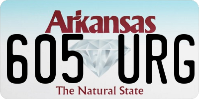 AR license plate 605URG