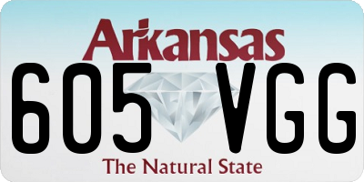 AR license plate 605VGG