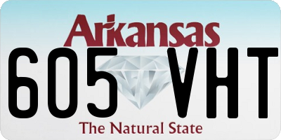 AR license plate 605VHT