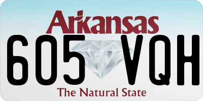 AR license plate 605VQH