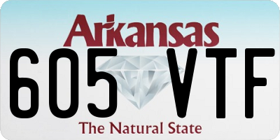 AR license plate 605VTF