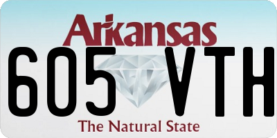 AR license plate 605VTH