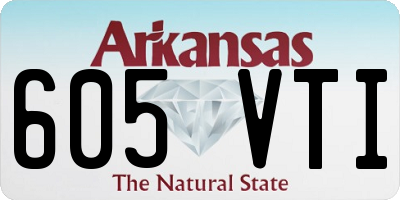AR license plate 605VTI