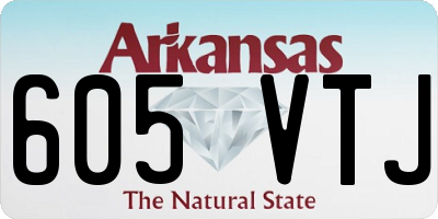 AR license plate 605VTJ