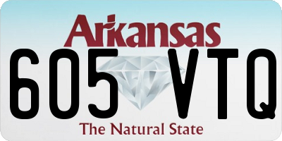 AR license plate 605VTQ