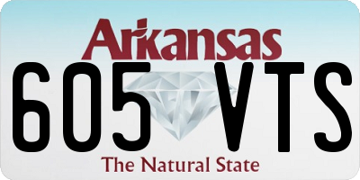 AR license plate 605VTS