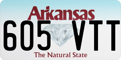 AR license plate 605VTT