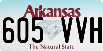AR license plate 605VVH