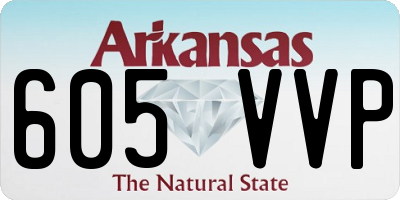 AR license plate 605VVP
