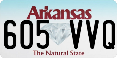 AR license plate 605VVQ