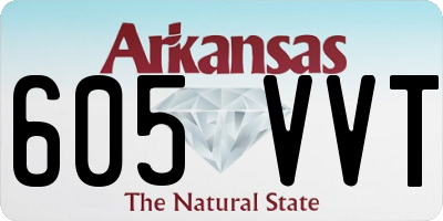 AR license plate 605VVT