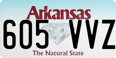 AR license plate 605VVZ