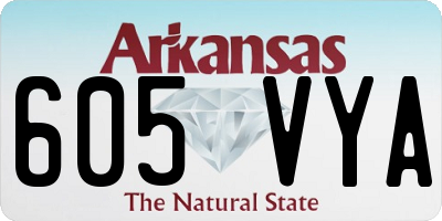 AR license plate 605VYA