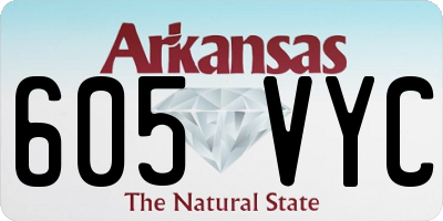 AR license plate 605VYC