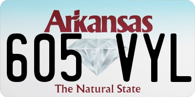 AR license plate 605VYL