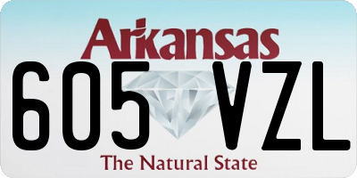 AR license plate 605VZL