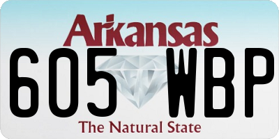 AR license plate 605WBP