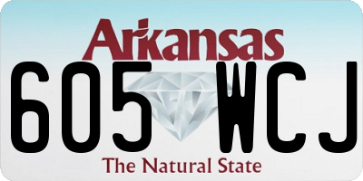 AR license plate 605WCJ