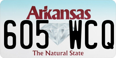 AR license plate 605WCQ