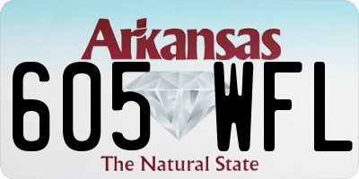 AR license plate 605WFL