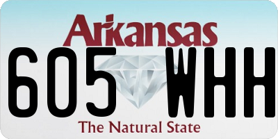AR license plate 605WHH