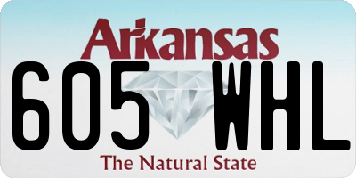 AR license plate 605WHL