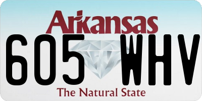 AR license plate 605WHV